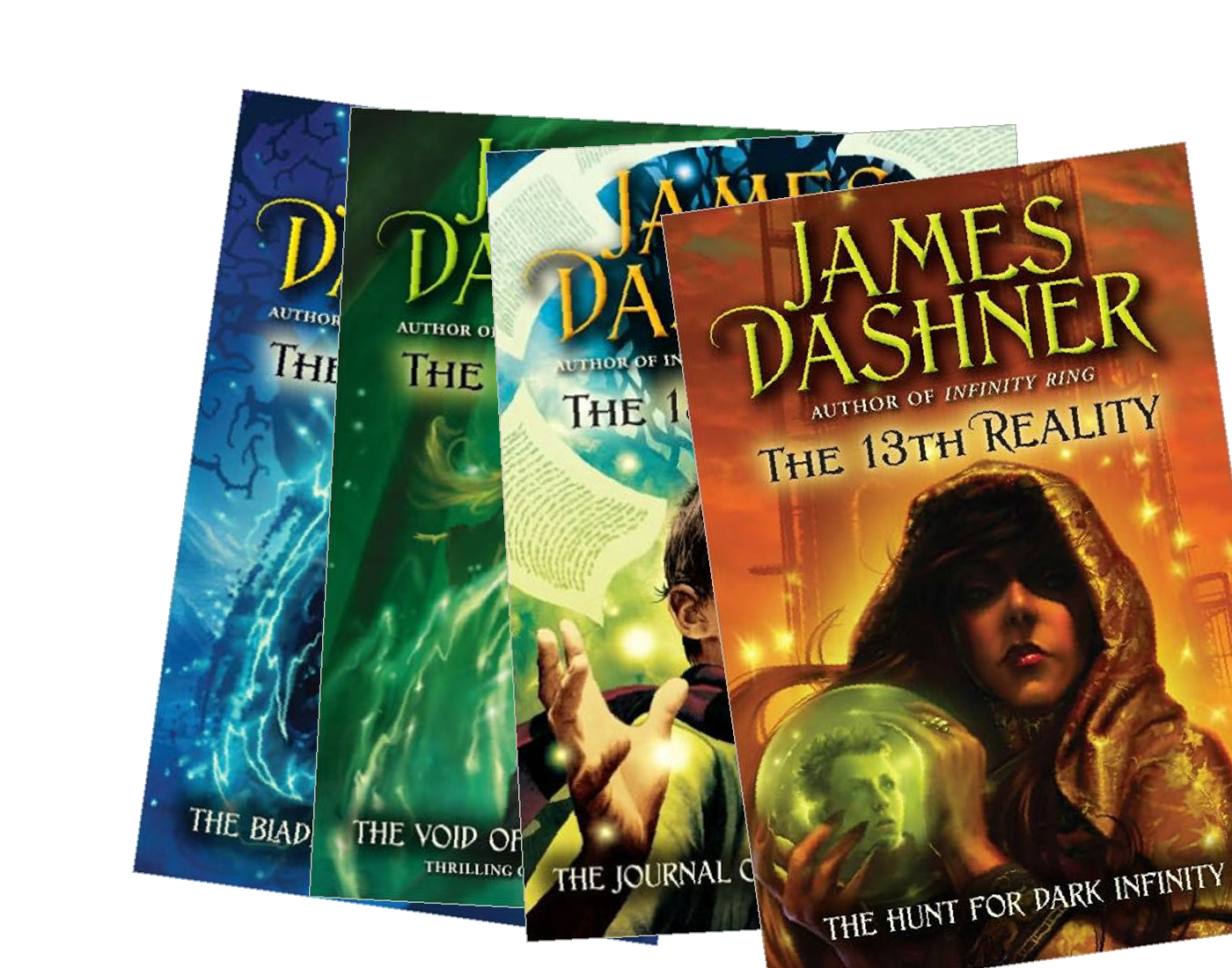 The 13th Reality the Complete Set: The Journal of Curious Letters; The Hunt for Dark Infinity; The Blade of Shattered Hope; The Void of Mist - By James Dashner - Paperback