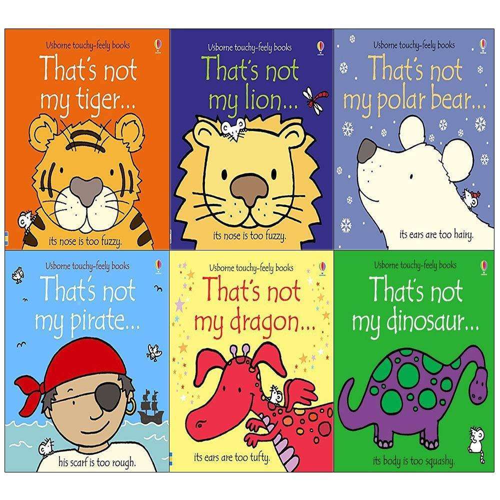 That's Not My Touchy-Feely Collection – 6 Book Set: Interactive Sensory Books - By Fiona Watt - Hardcover