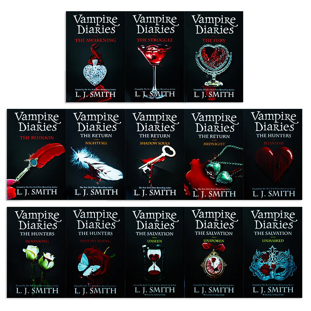 Vampire Diaries Complete Collection - Thirteen, 13, Book-Set by L. J. Smith - Paperback