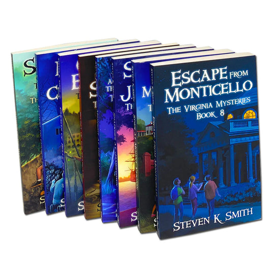 The Virginia Mysteries Series Complete 8 Books Collection Set - by Steven K. Smith - Paperback