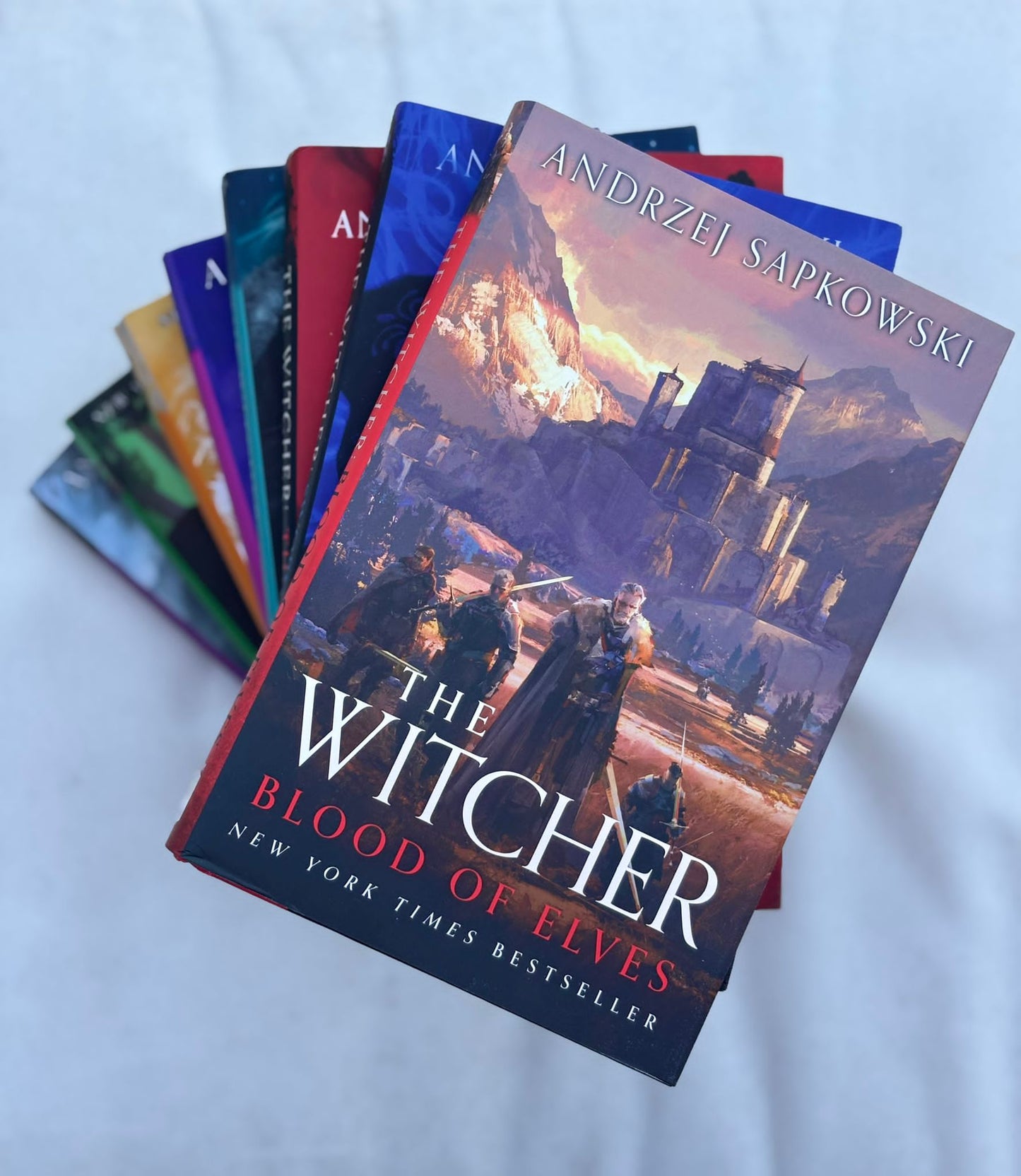 Witcher Series Collection Eight (8) Book Set - Season of Storms, The Last Wish, etc - Andrzej Sapkowski - Hardcovers, Gorgeous