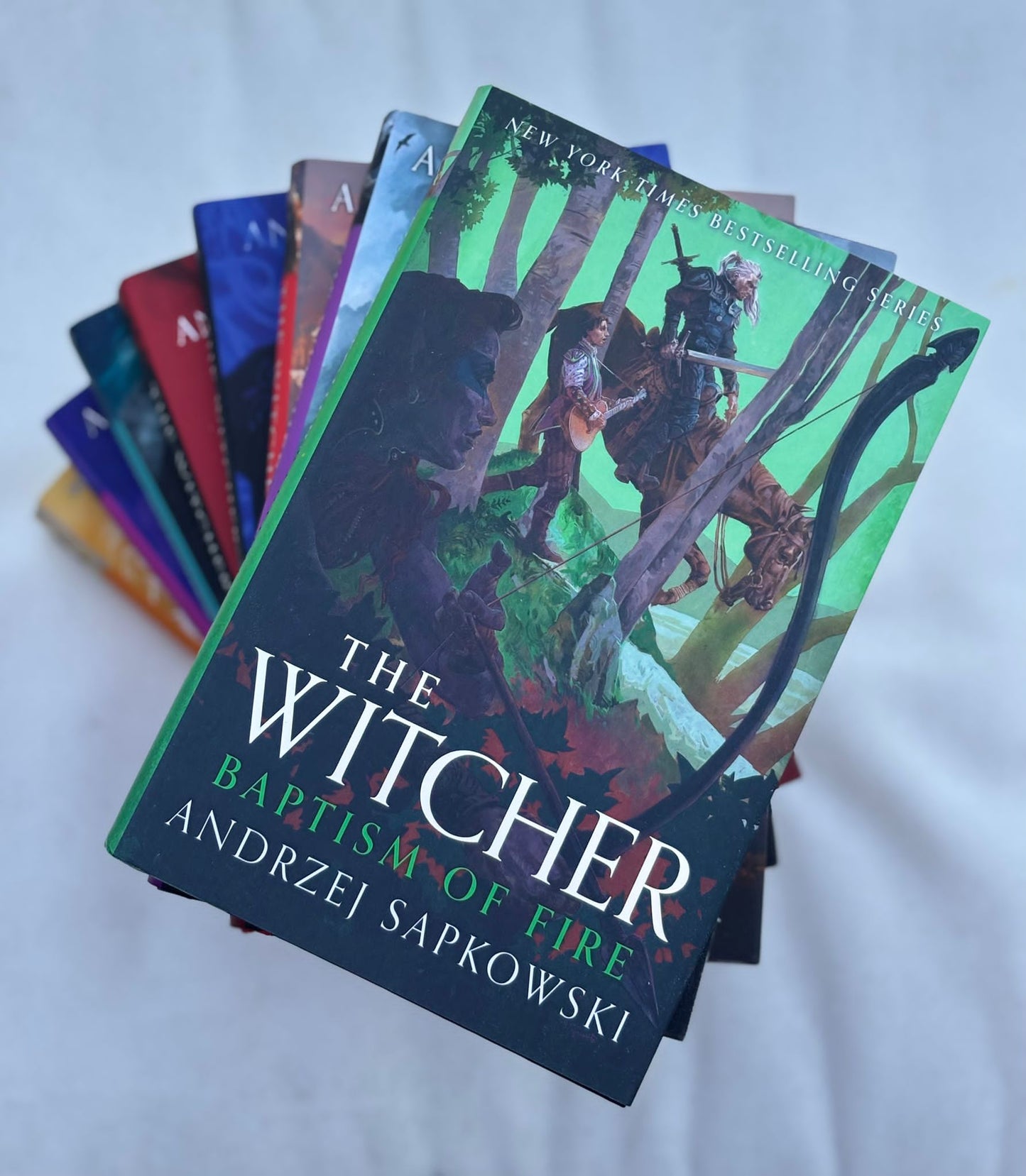 Witcher Series Collection Eight (8) Book Set - Season of Storms, The Last Wish, etc - Andrzej Sapkowski - Hardcovers, Gorgeous