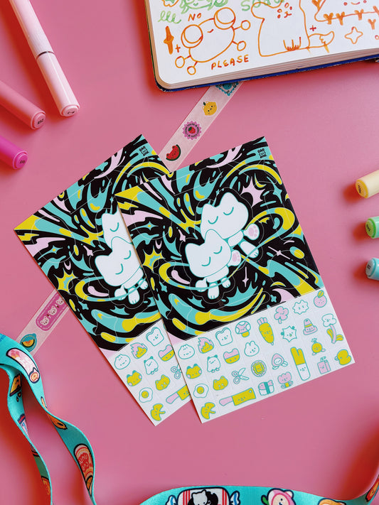 Transparent Swoosh Stickersheet