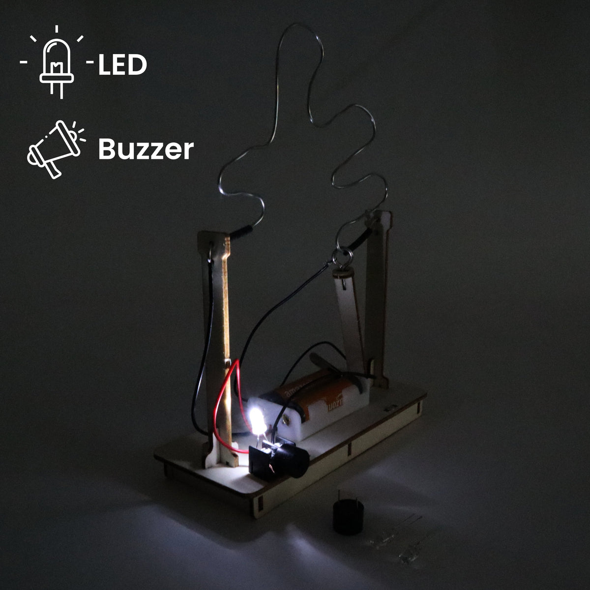 Buzz Wire Game DIY Kit, Educational STEM Toy
