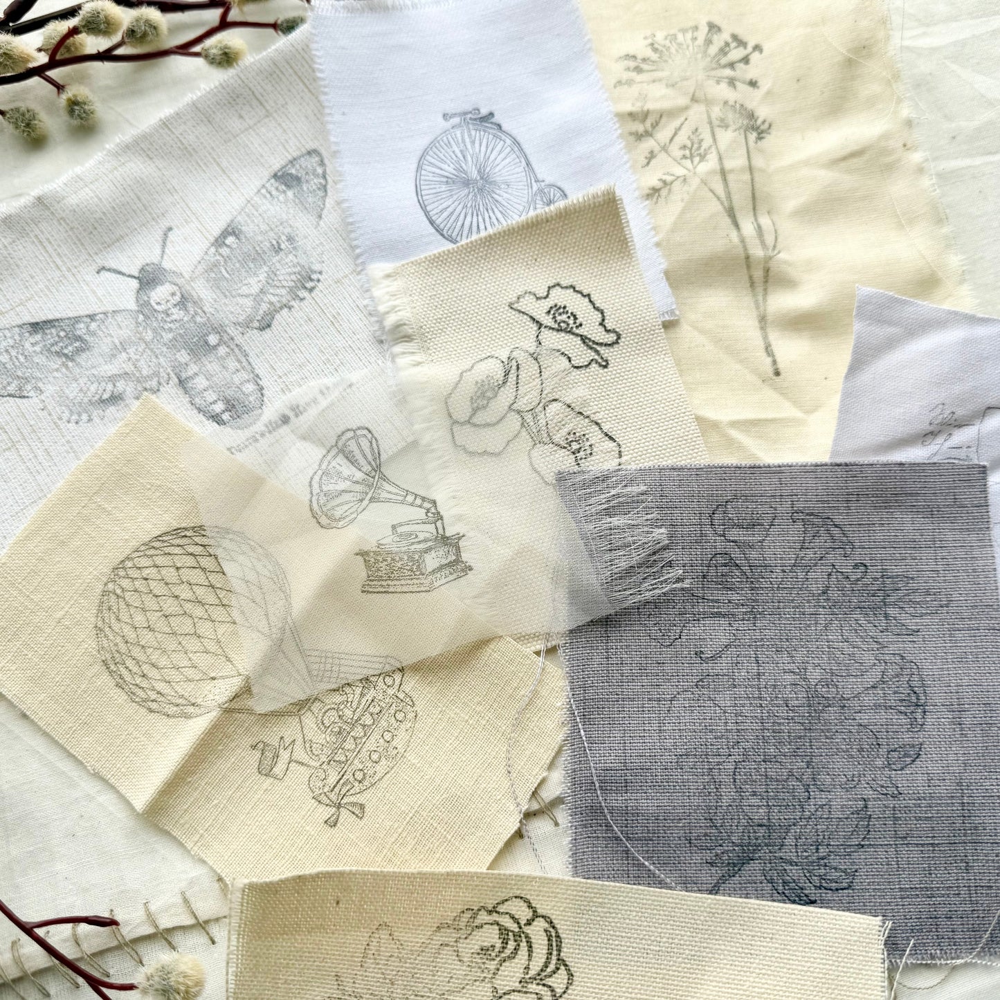 Dyed & Stamped Fabrics
