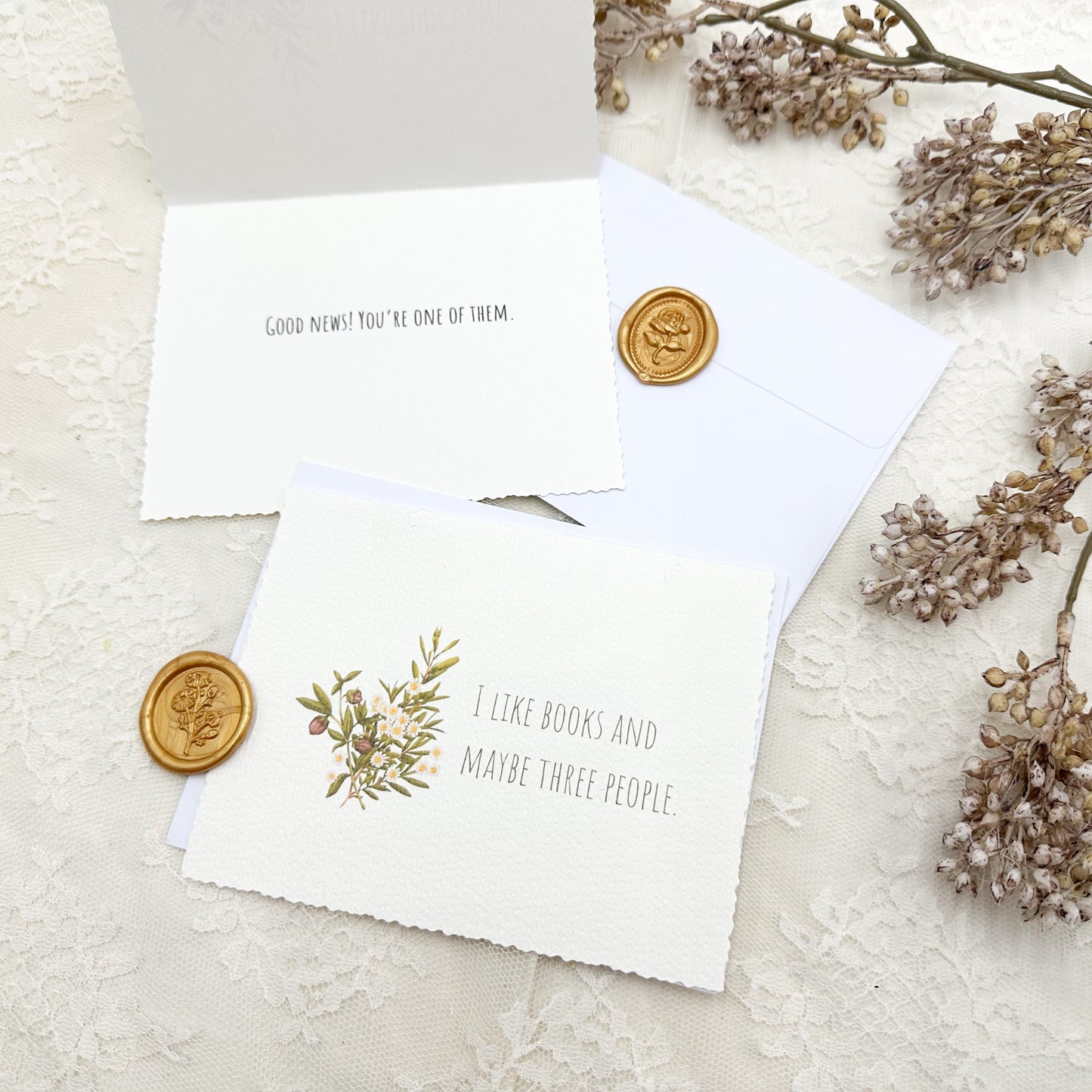 Book Lover Greeting Card