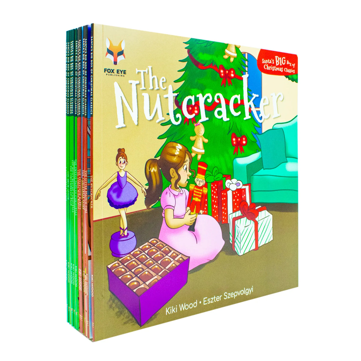 Santa’s Big Box of Christmas Classics – 10 Book Collection: A Christmas Carol, The Snow Queen, The Nutcracker & More - Christmas Story Box Set