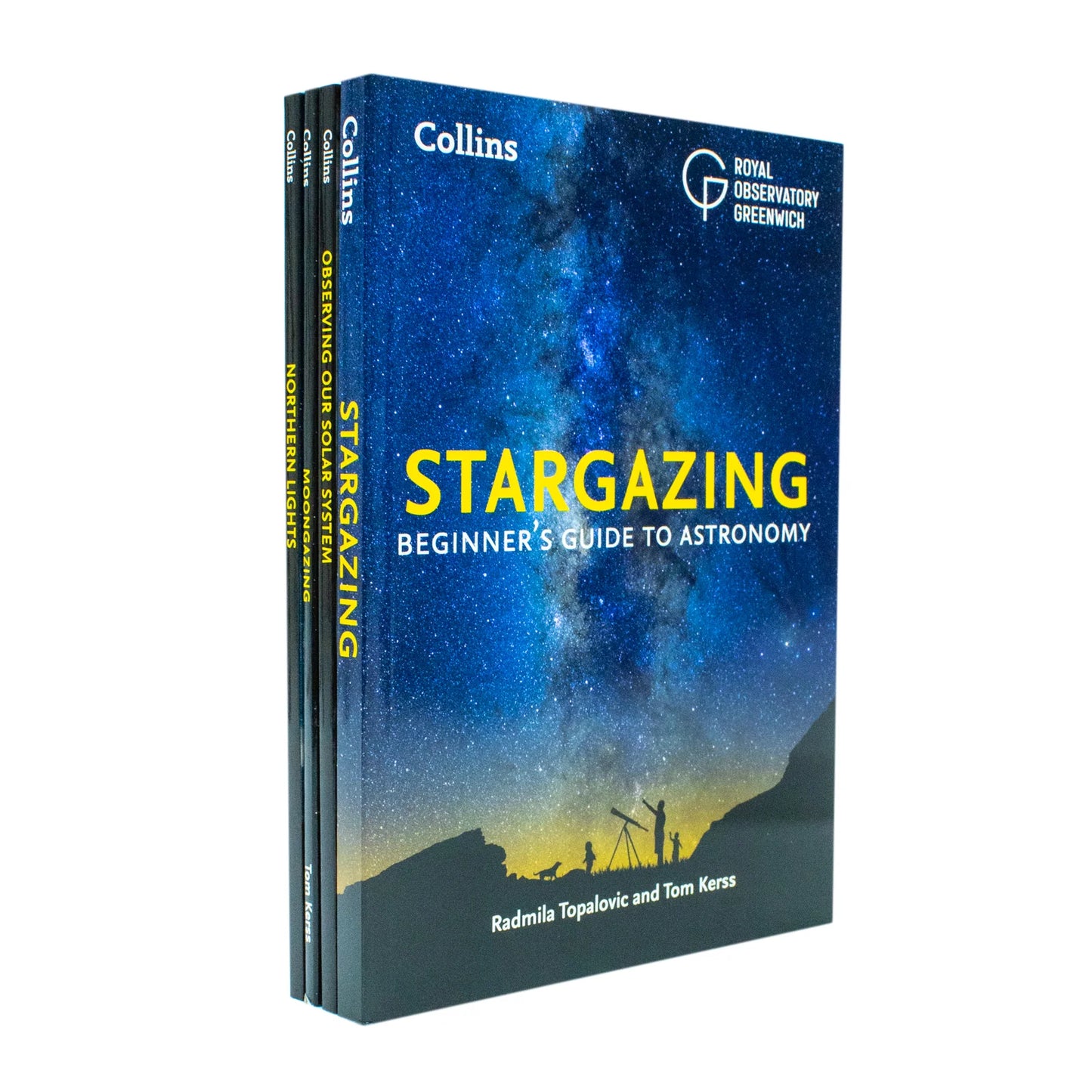 Beginner's Guides to Astronomy – 4 Book Collection Box Set: Stargazing, Moongazing, Northern Lights & Observing Our Solar System - Ages 12+