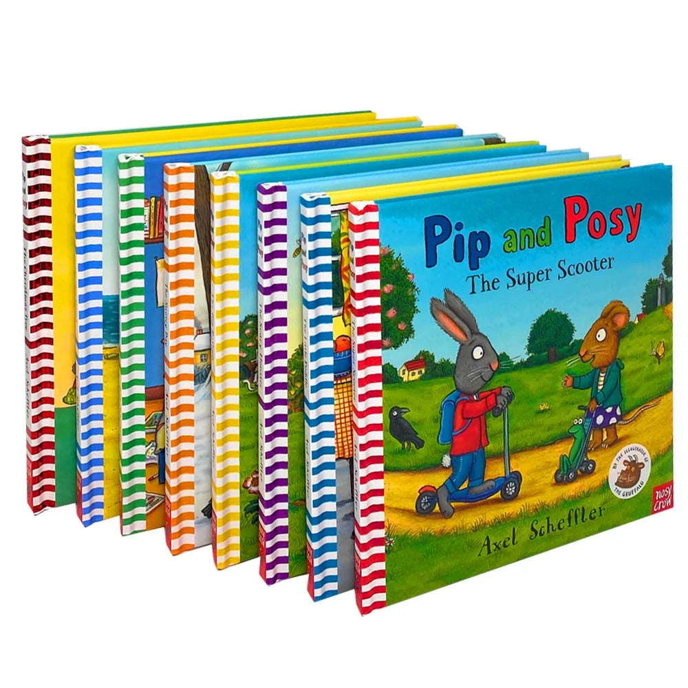 Pip and Posy – 8 Book Collection Set - By Axel Scheffler - Illustrated Storybooks for Early Readers