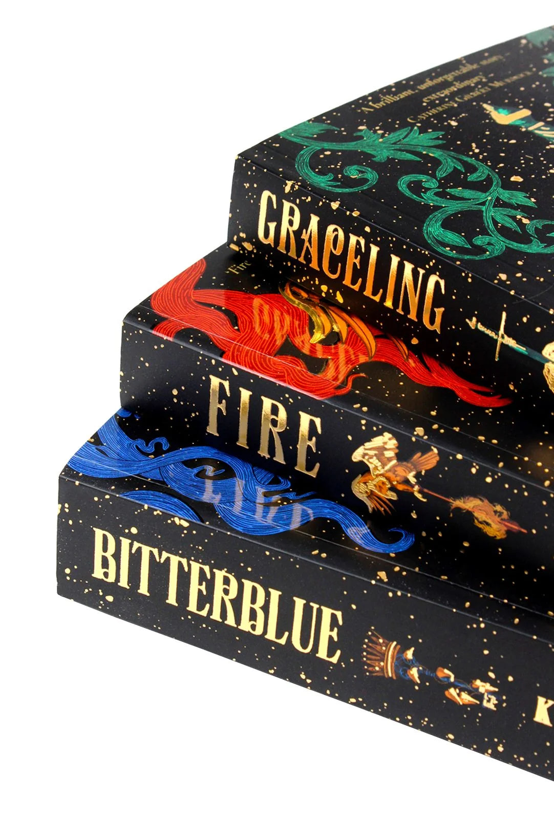 Graceling Realm Series – Complete 3 Book Collection: Graceling, Fire & Bitterblue - By Kristin Cashore - Paperback