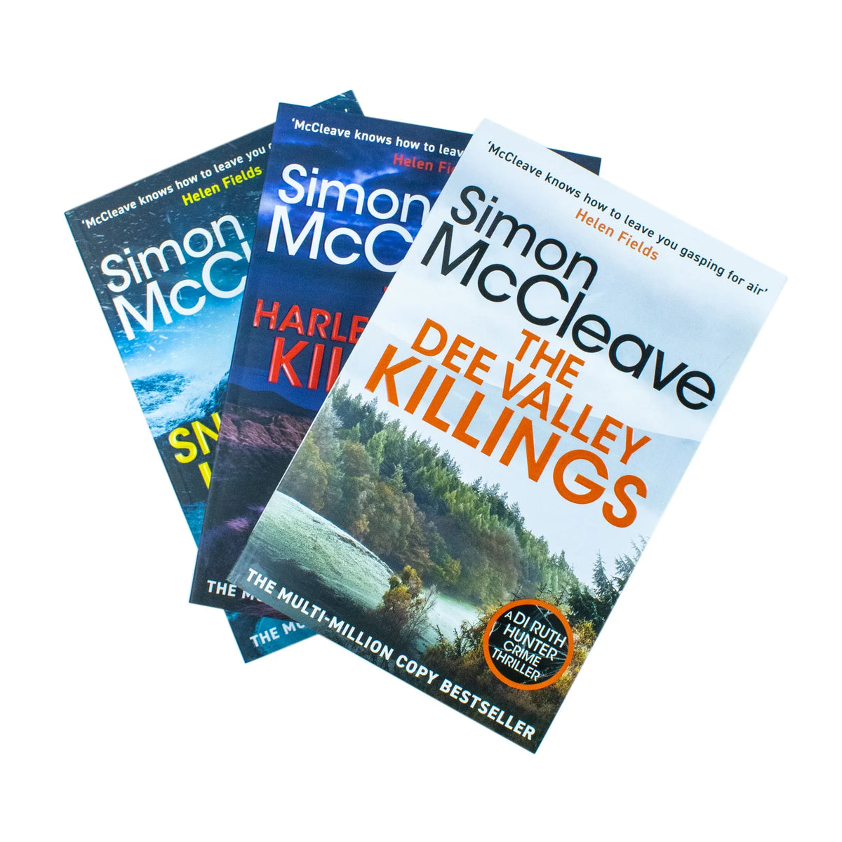 DI Ruth Hunter Crime Thrillers – Books 1–3: The Snowdonia Killings, The Harlech Beach Killings & The Dee Valley Killings - By Simon McCleave - Paperback