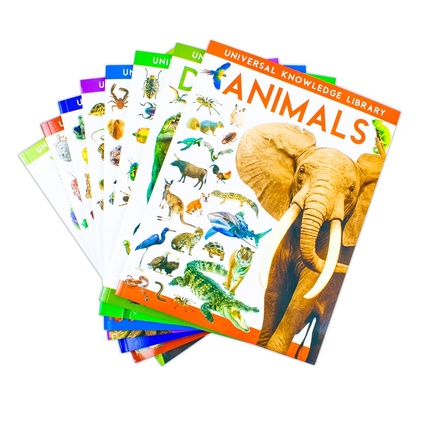 Universal Knowledge Library – Animals & Nature 8 Volume Collection Set - Paperback