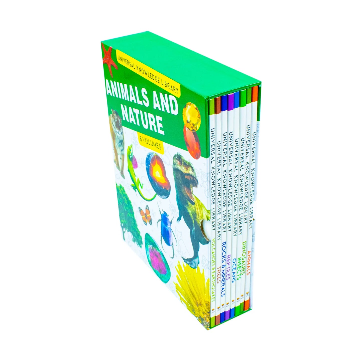 Universal Knowledge Library – Animals & Nature 8 Volume Collection Set - Paperback