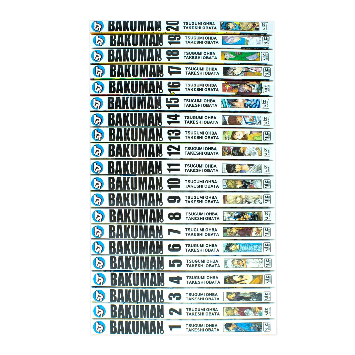 Bakuman. – Complete 20-Volume Manga Box Set: Volumes 1–20 + Otter No. 11 & Double-Sided Poster - By Tsugumi Ohba & Takeshi Obata - Paperback