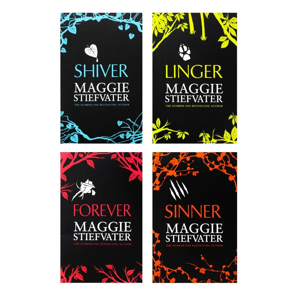 Wolves of Mercy Falls – Complete 4 Book Collection: Shiver, Linger, Forever & Sinner - By Maggie Stiefvater - Paperback