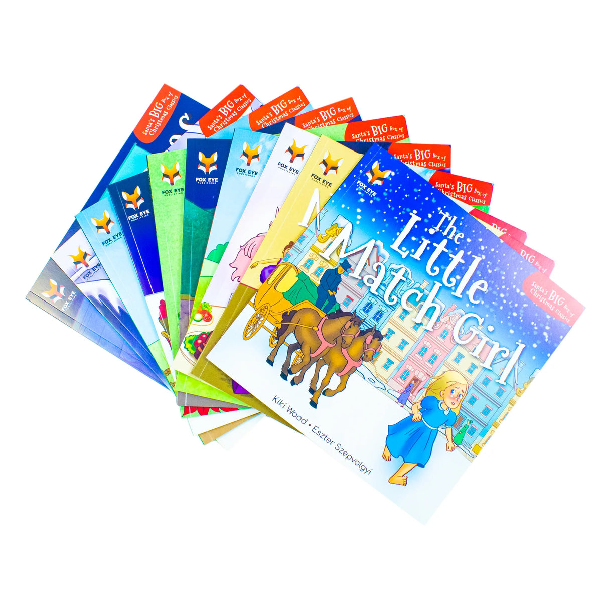 Santa’s Big Box of Christmas Classics – 10 Book Collection: A Christmas Carol, The Snow Queen, The Nutcracker & More - Christmas Story Box Set