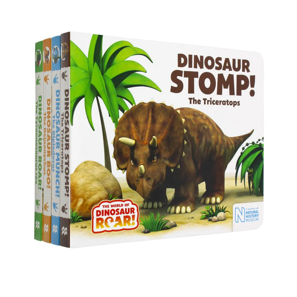 Dinosaur Roar! Collection – 4 Book Set: World of Dinosaur Roar! Series - By Jeanne Willis - Board Book