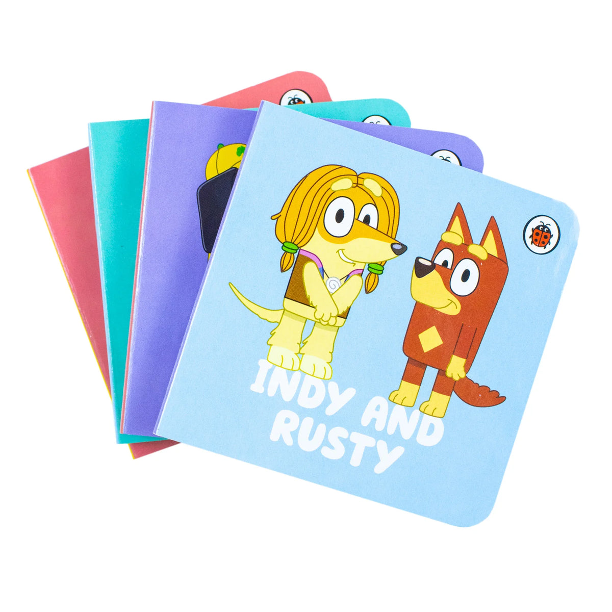Bluey: Bluey and Friends Little Library – 4 Book Collection: Snickers and Coco, Honey and Chloe & More - By Bluey - Board Book