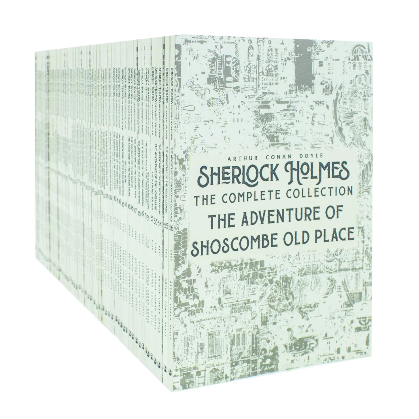 Sherlock Holmes – Complete Short Stories 56 Book Box Set: A Scandal in Bohemia, The Speckled Band, The Dancing Men & More - By Arthur Conan Doyle - Paperback