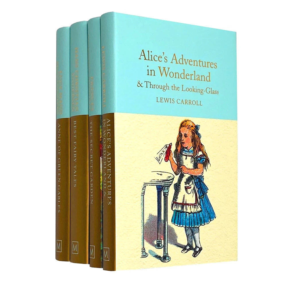 Children's Classics Collection – 4 Book Box Set: Anne of Green Gables, Fairy Tales, The Secret Garden & Alice's Adventures - Hardcover