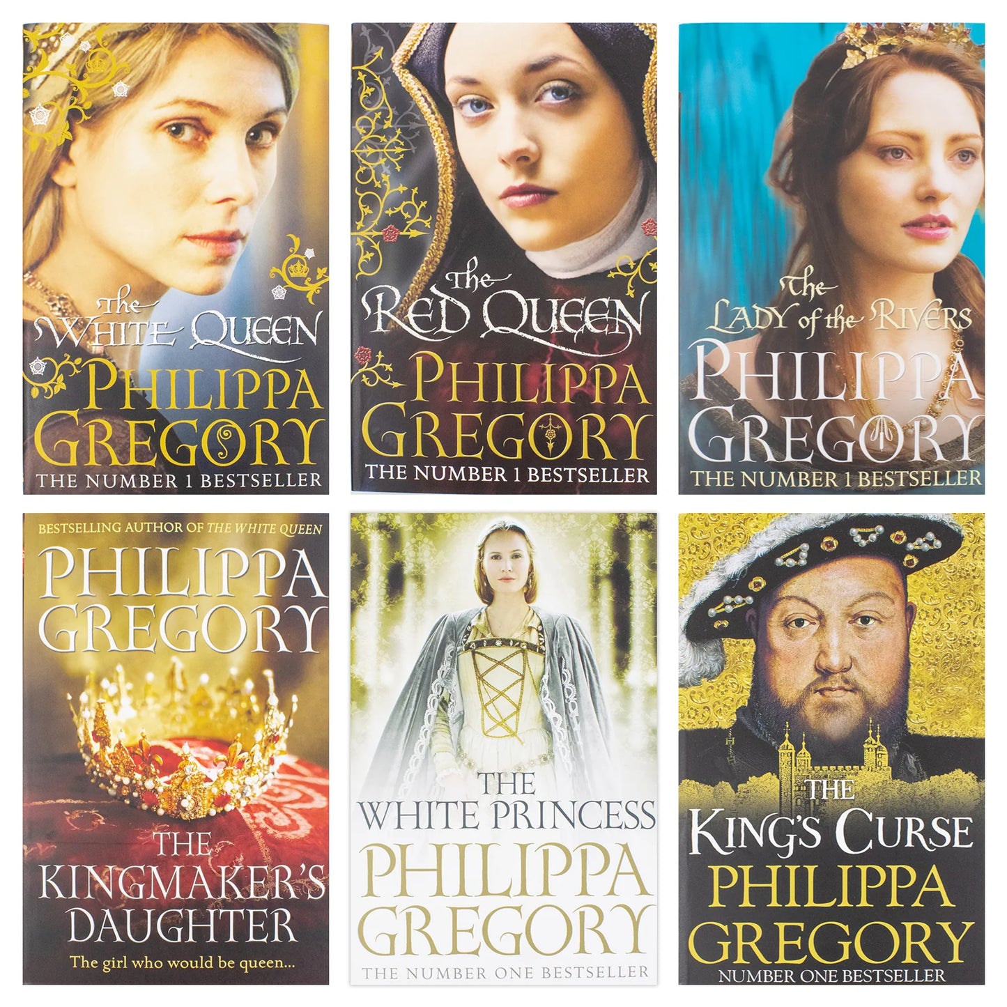 Cousins' War Series – Complete 6 Book Set: The White Queen, The Red Queen, The Lady of the Rivers & More - By Philippa Gregory - Paperback