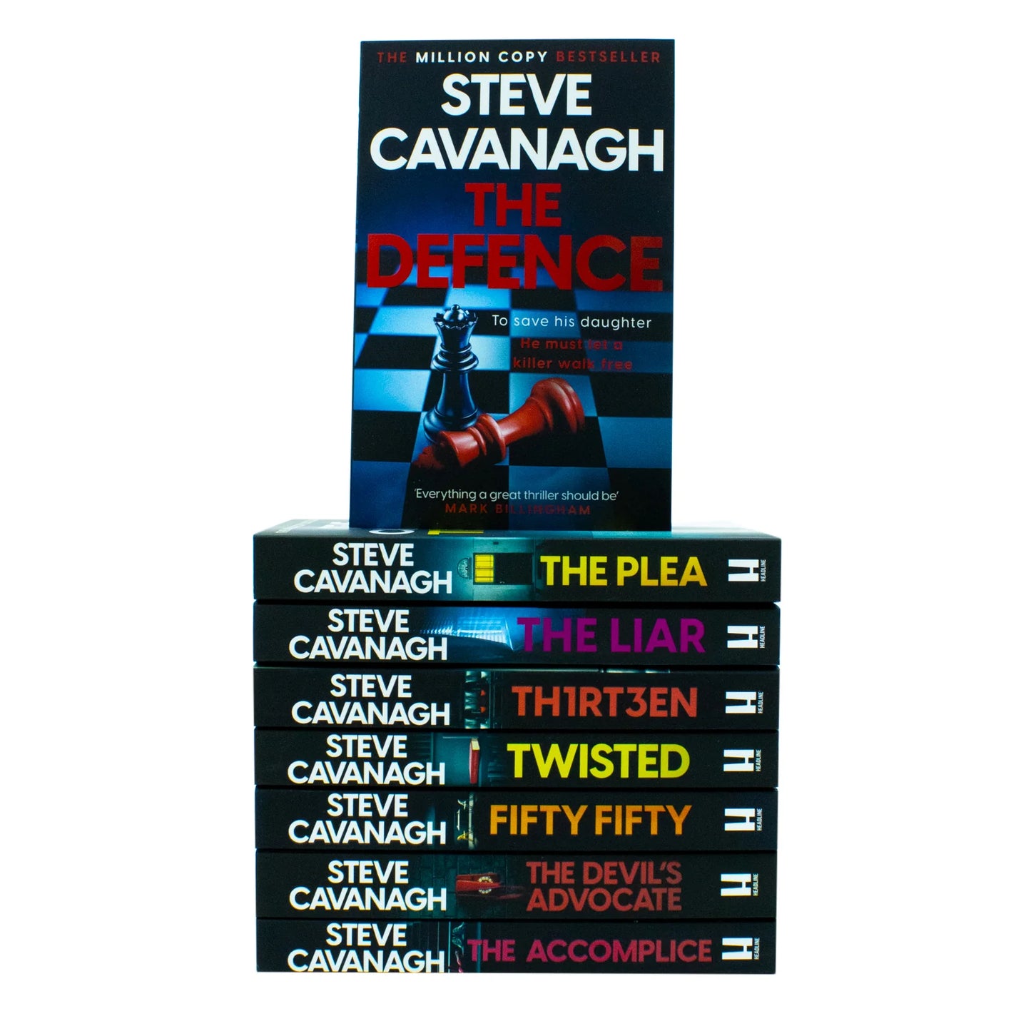 Steve Cavanagh 8 Book Collection – Eddie Flynn Series & Twisted: The Defence, The Plea, The Liar & More - By Steve Cavanagh - Paperback