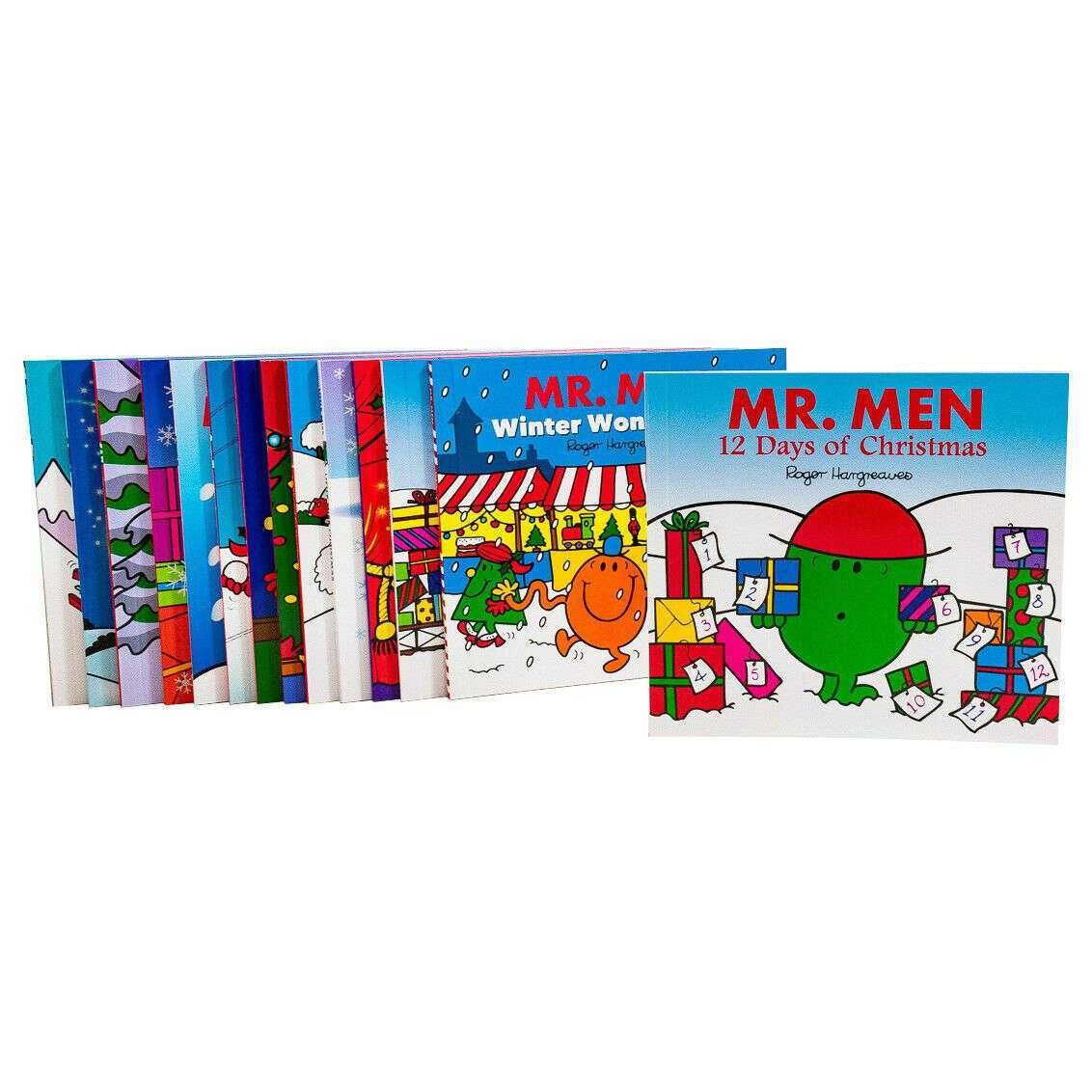 Mr. Men & Little Miss Christmas – 14 Book Collection: Festive Stories, Winter Adventures & Christmas Fun - By Roger Hargreaves - Paperback