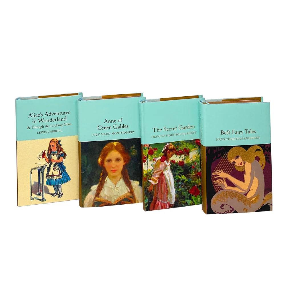 Children's Classics Collection – 4 Book Box Set: Anne of Green Gables, Fairy Tales, The Secret Garden & Alice's Adventures - Hardcover