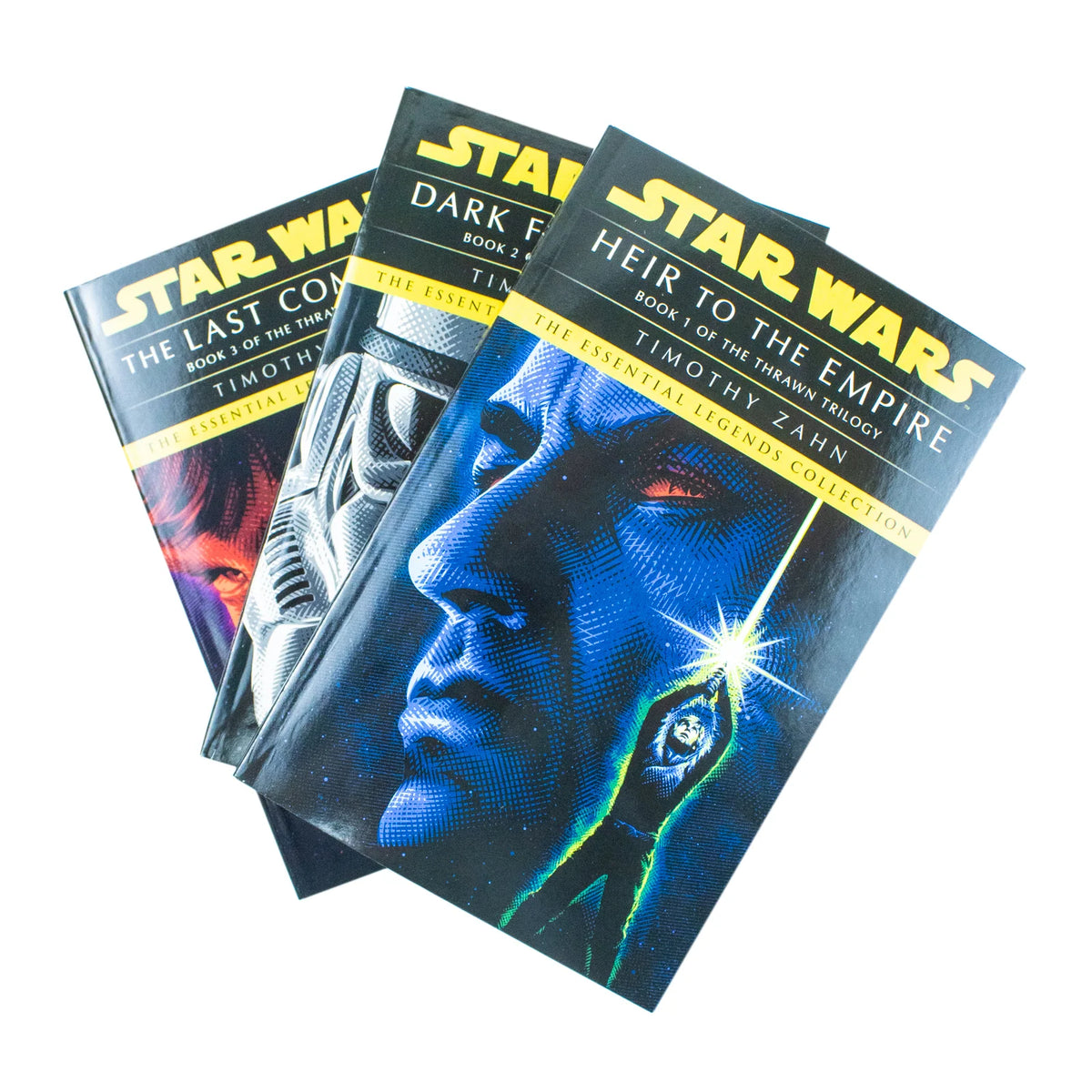 Star Wars Thrawn Trilogy – Complete 3 Book Set: Heir to the Empire, Dark Force Rising & The Last Command - By Timothy Zahn - Paperback