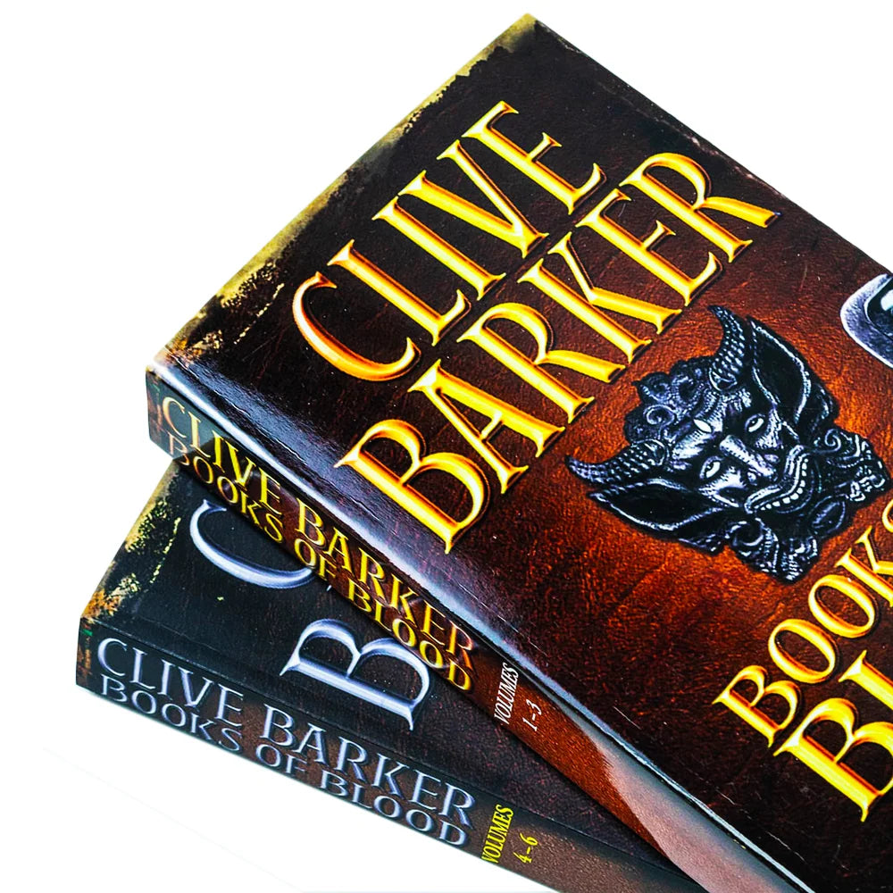 Books of Blood Omnibus Collection – 2 Book Set: Volumes 1–3 & 4–6 - By Clive Barker - Paperback
