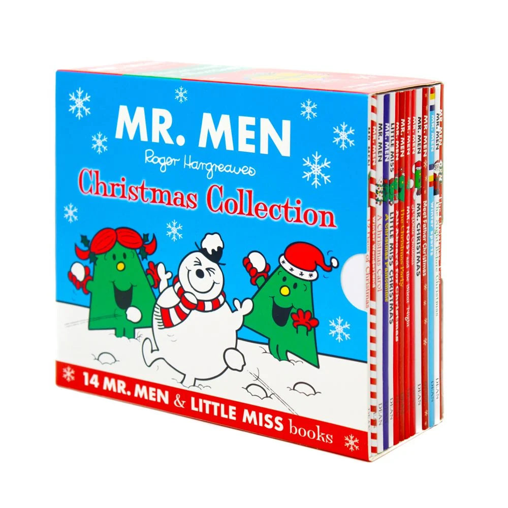 Mr. Men & Little Miss Christmas – 14 Book Collection: Festive Stories, Winter Adventures & Christmas Fun - By Roger Hargreaves - Paperback