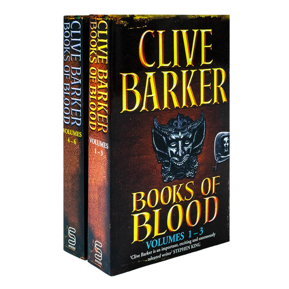 Books of Blood Omnibus Collection – 2 Book Set: Volumes 1–3 & 4–6 - By Clive Barker - Paperback