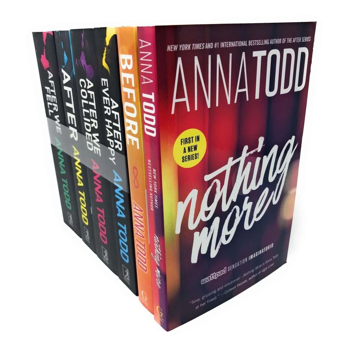 Anna Todd Before And After Series 6 Books Set Collection, Nothing More, After - Paperback