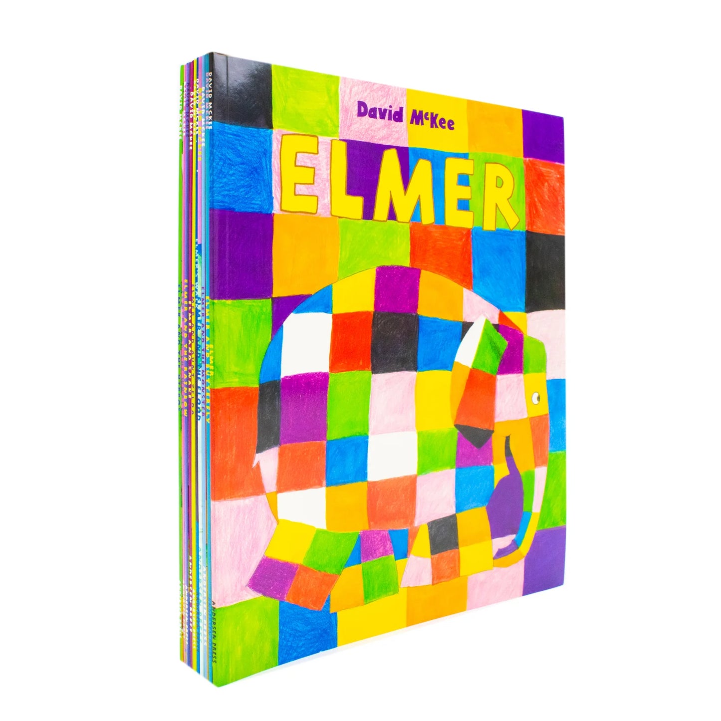 Elmer the Patchwork Elephant – 10 Book Collection Set: Illustrated Children's Picture Books - By David McKee - Paperback