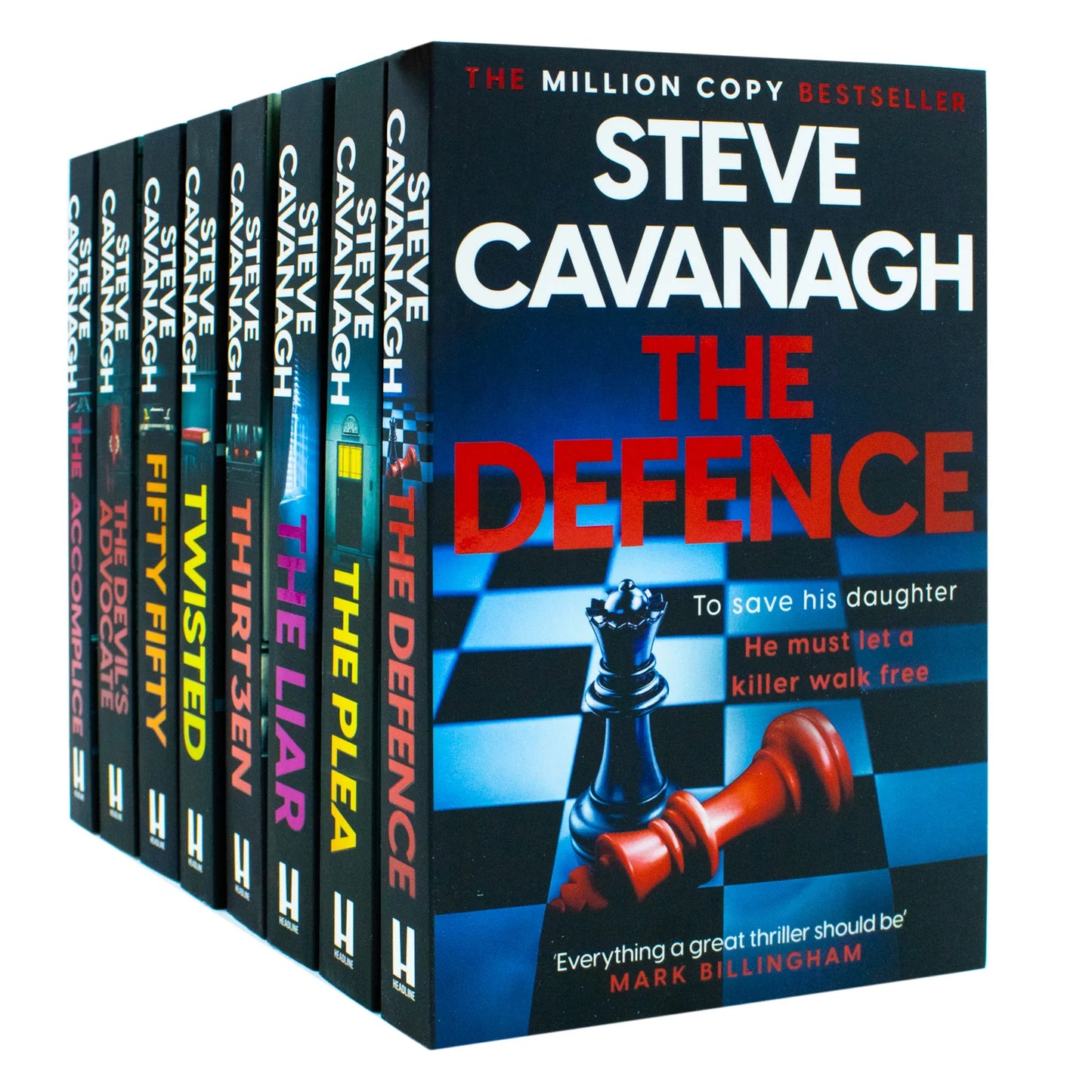Steve Cavanagh 8 Book Collection – Eddie Flynn Series & Twisted: The Defence, The Plea, The Liar & More - By Steve Cavanagh - Paperback