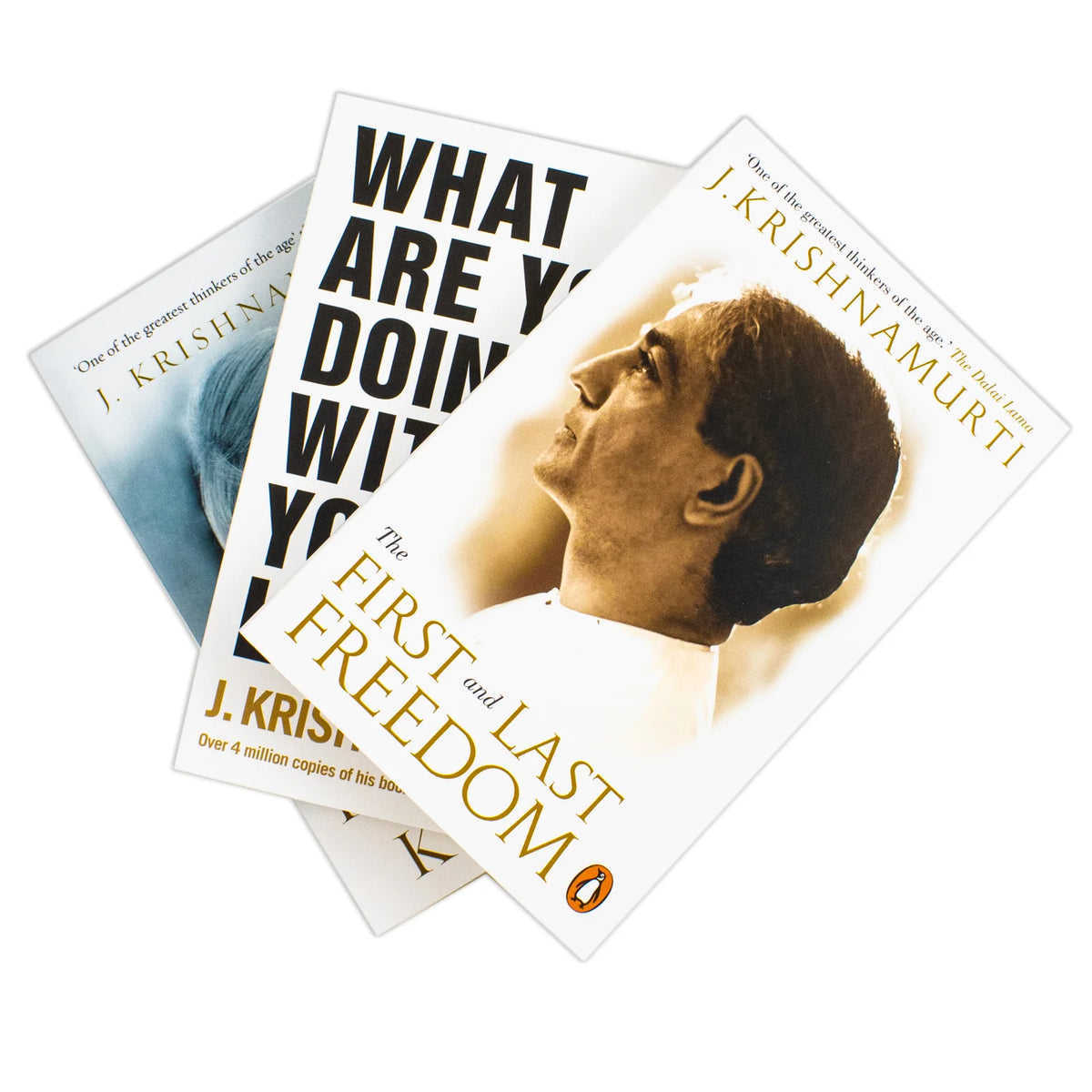 Finding Inner Freedom – 3 Book Collection: Freedom from the Known, The First and Last Freedom & What Are You Doing With Your Life? - By J. Krishnamurti - Paperback