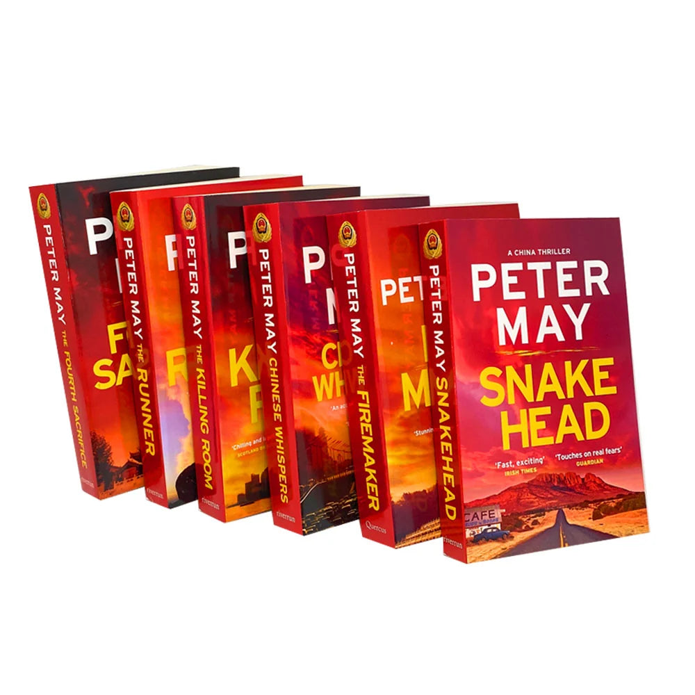 Peter May China Thrillers – 6 Book Collection Set: Chinese Whispers, The Firemaker & More - By Peter May