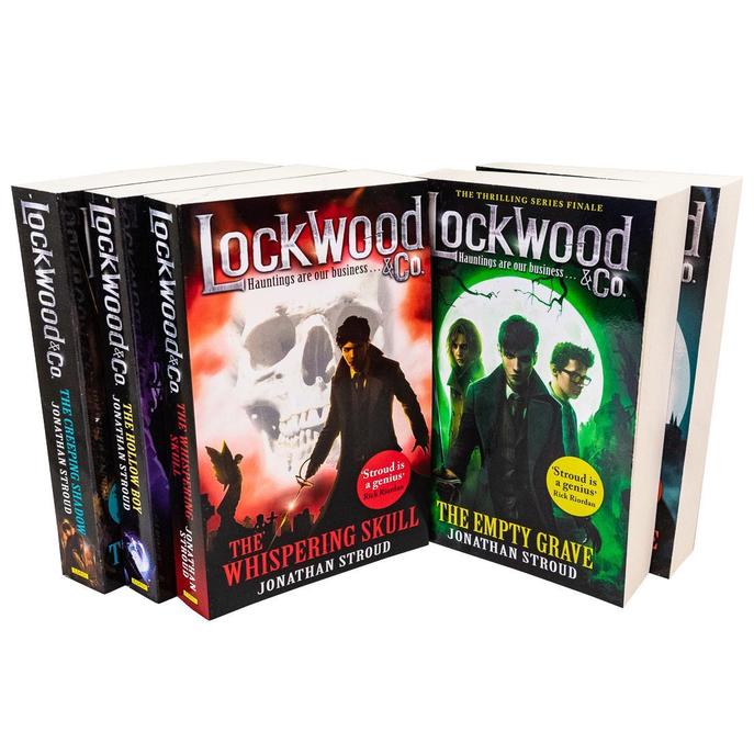 Lockwood & Co. – Complete 5 Book Collection: The Screaming Staircase, The Whispering Skull, The Hollow Boy & More - By Jonathan Stroud - Paperback