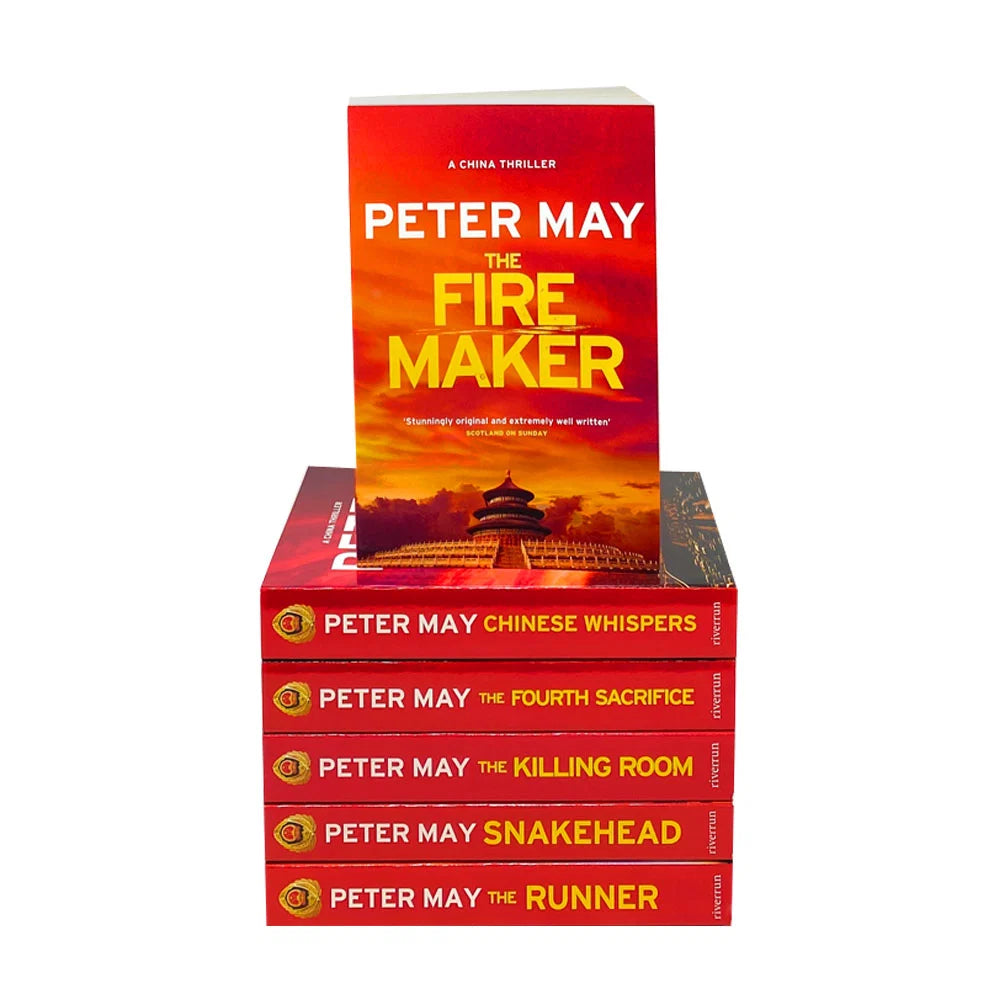 Peter May China Thrillers – 6 Book Collection Set: Chinese Whispers, The Firemaker & More - By Peter May