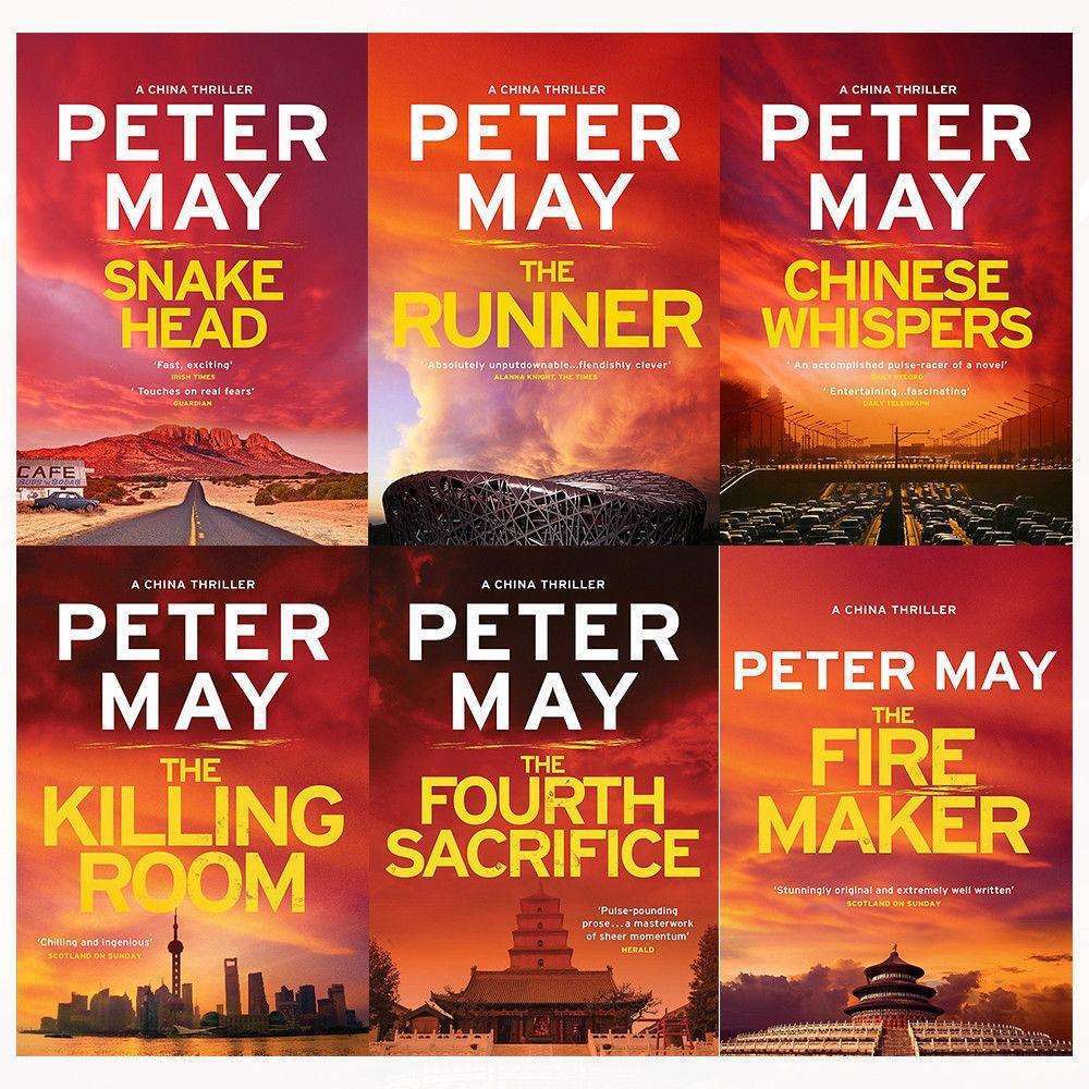 Peter May China Thrillers – 6 Book Collection Set: Chinese Whispers, The Firemaker & More - By Peter May