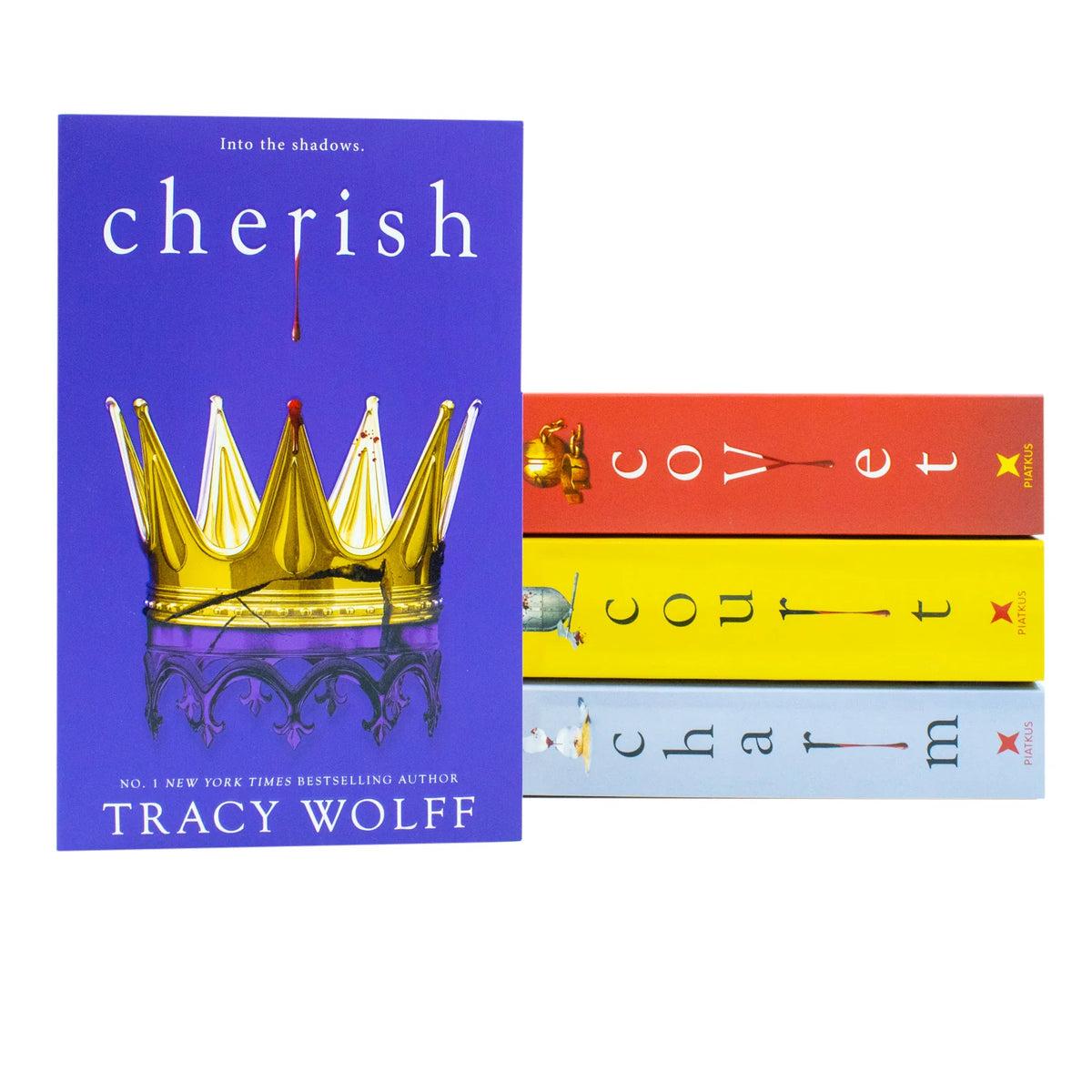 Crave Series – 4 Book Collection: Covet, Court, Charm & Cherish - By Tracy Wolff - Paperback