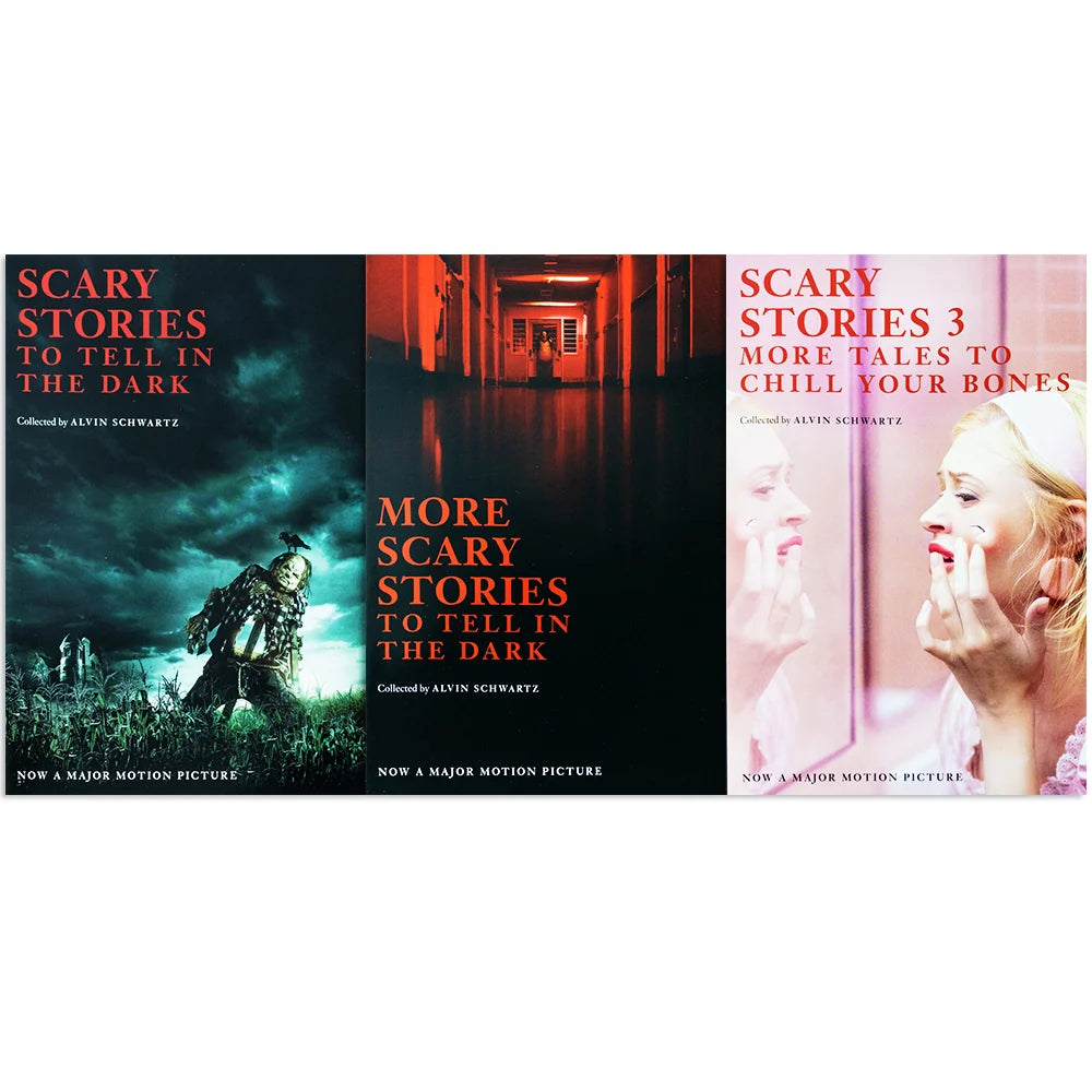 Scary Stories to Tell in the Dark – 3 Book Collection Set: Scary Stories to Tell in the Dark, More Scary Stories to Tell in the Dark & Scary Stories 3 - By Alvin Schwartz - Paperback