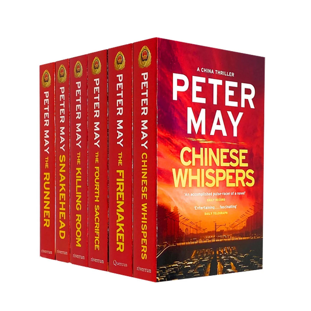 Peter May China Thrillers – 6 Book Collection Set: Chinese Whispers, The Firemaker & More - By Peter May