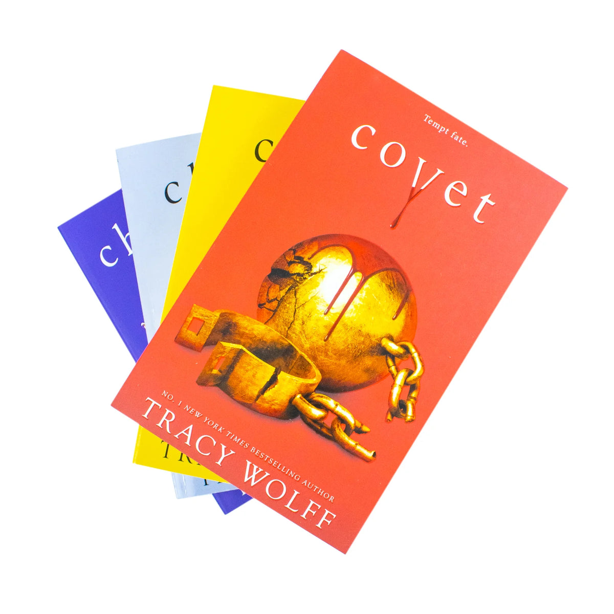 Crave Series – 4 Book Collection: Covet, Court, Charm & Cherish - By Tracy Wolff - Paperback