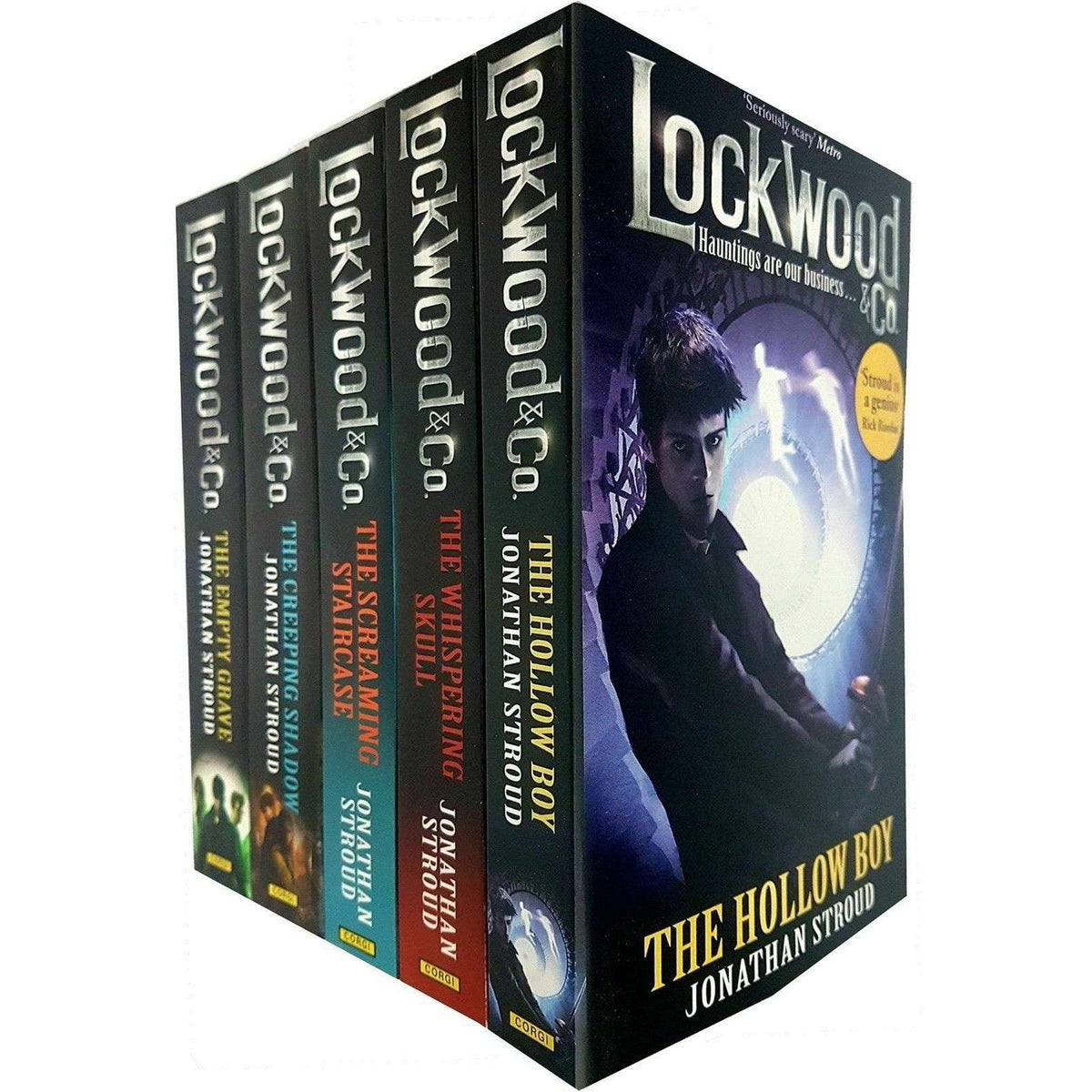 Lockwood & Co. – Complete 5 Book Collection: The Screaming Staircase, The Whispering Skull, The Hollow Boy & More - By Jonathan Stroud - Paperback