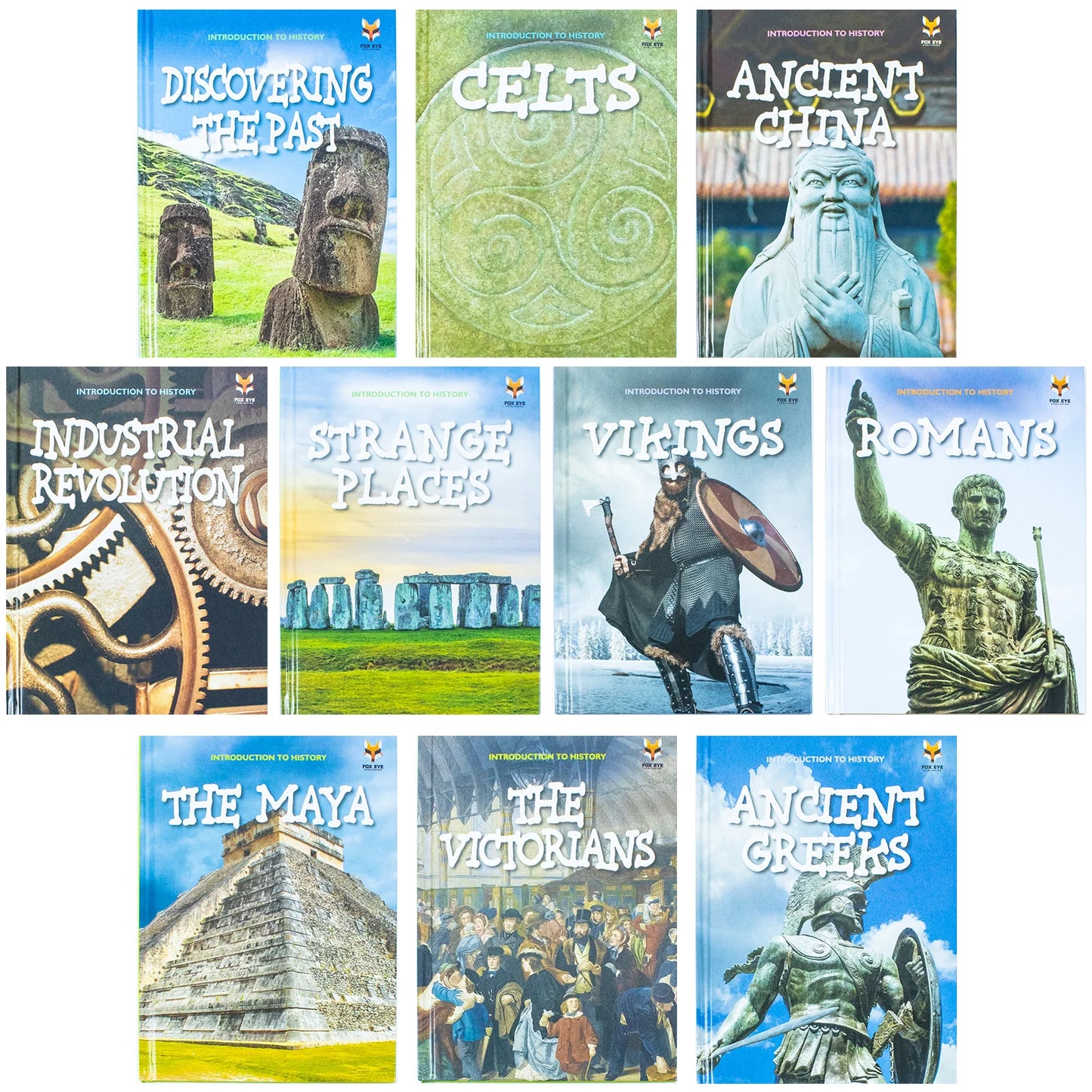 An Introduction to History for Beginners – Series 1: 10 Hardback Book Collection Set - Ancient China, Celts, Ancient Greeks, Romans, The Maya & More