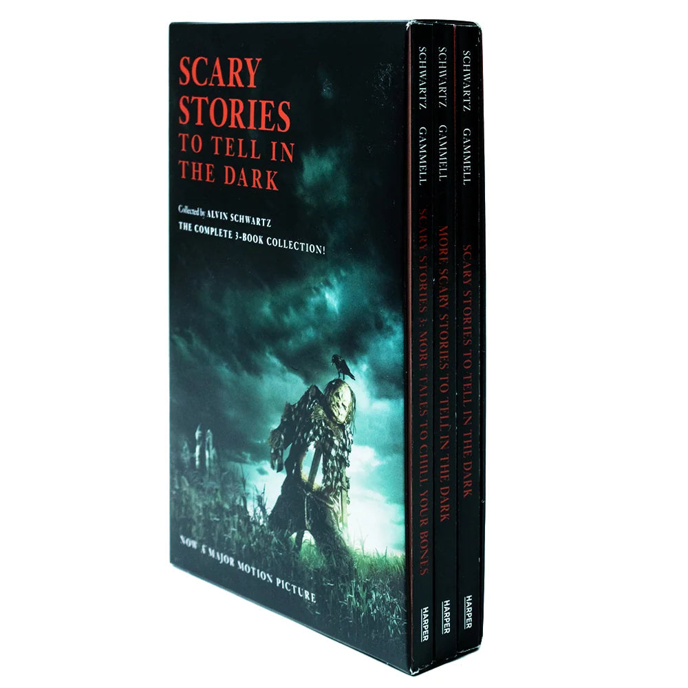 Scary Stories to Tell in the Dark – 3 Book Collection Set: Scary Stories to Tell in the Dark, More Scary Stories to Tell in the Dark & Scary Stories 3 - By Alvin Schwartz - Paperback