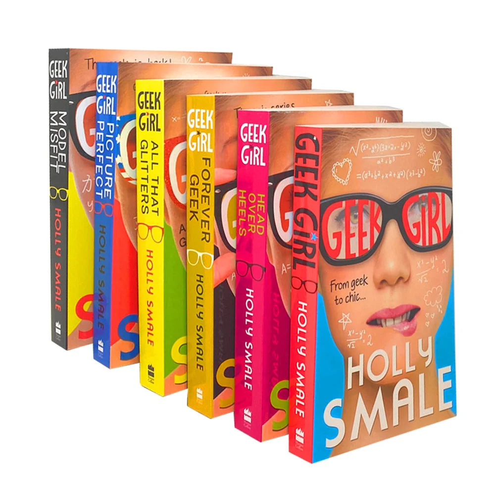Geek Girl Series – 6 Book Collection Set: Head Over Heels, Teen Fiction, Humor & Friendship - By Holly Smale
