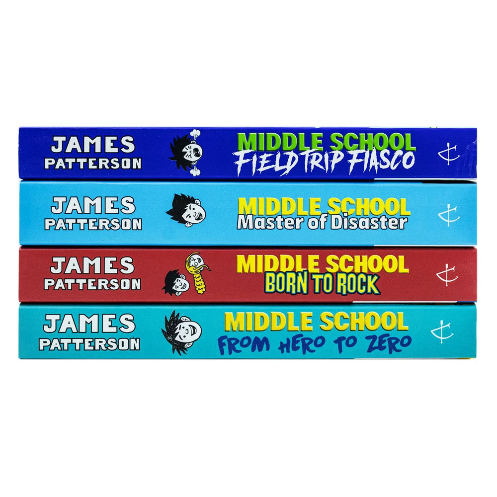 Middle School – 4 Book Collection Set, Books 10–13: The Worst Years of My Life Series - By James Patterson