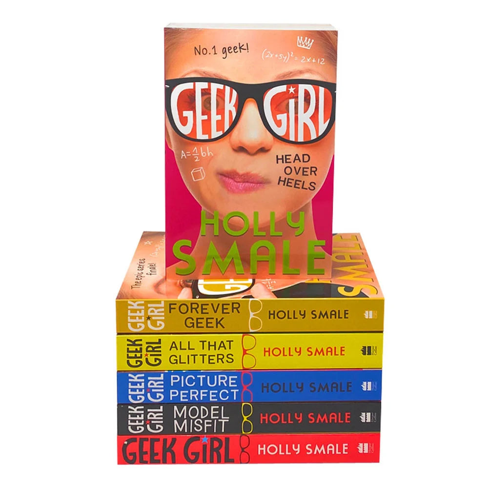 Geek Girl Series – 6 Book Collection Set: Head Over Heels, Teen Fiction, Humor & Friendship - By Holly Smale